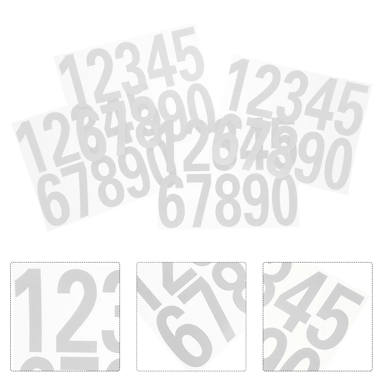 4Sets Door Number Sticker Reflective 0-9 Waterproof Material for House Mailbox Address Sign Window Easy Peel
4Sets Door Number Sticker Reflective 0-9 Waterproof Material for House Mailbox Address Sign Window Easy Peel