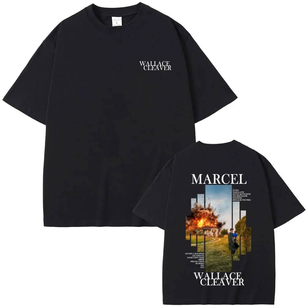 Rapper Wallace Cleaver Marcel Album Graphic T-shirt Men Hip Hop Fashion Pop Music T Shirts Male Casual Cotton Vintage T-shirts
Rapper Wallace Cleaver Marcel Album Graphic T-shirt Men Hip Hop Fashion Pop Music T Shirts Male Casual Cotton Vintage T-shirts