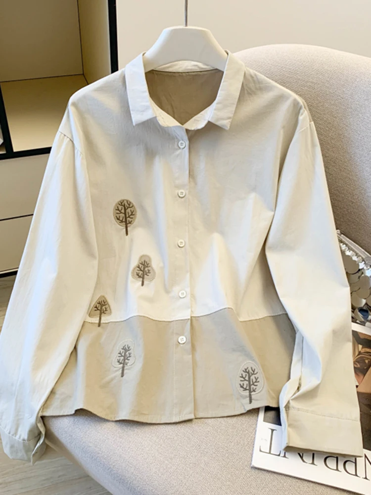 Faionable Long Sve Loose Women's irt Spring 2026 New Sle Artistic Sle Button Plaet Versatile Slimming Top
Faionable Long Sve Loose Women's irt Spring 2026 New Sle Artistic Sle Button Plaet Versatile Slimming Top