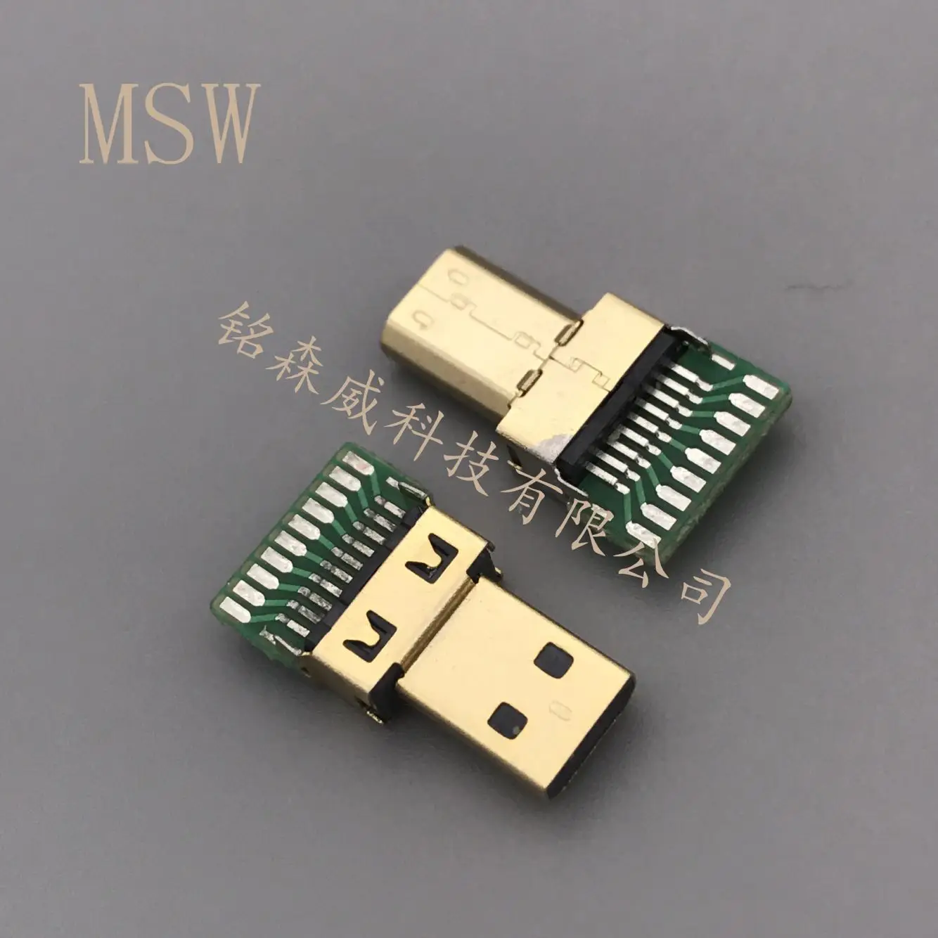 For MICRO HDMI HDMI connector with PCB male solder wire
For MICRO HDMI HDMI connector with PCB male solder wire