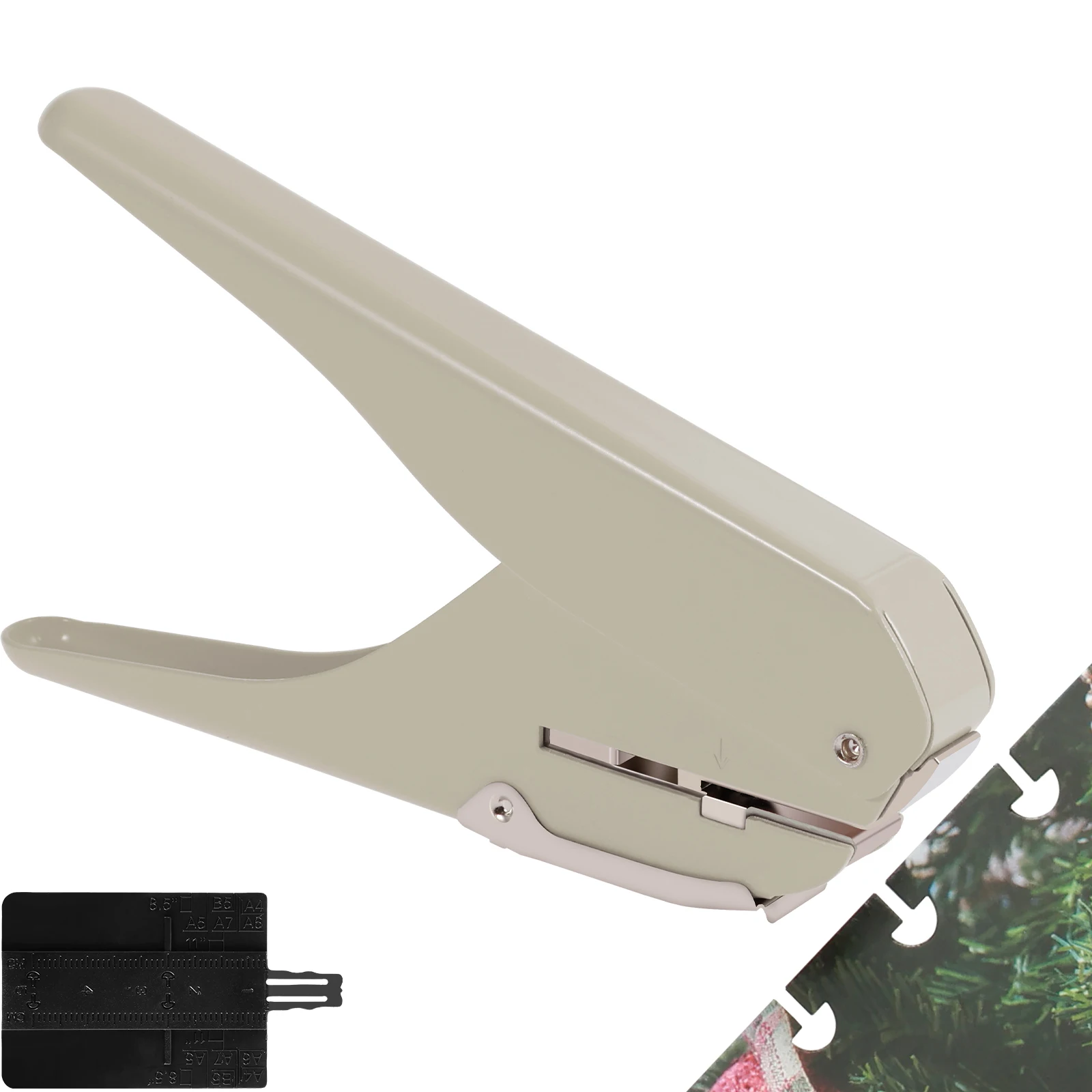 Mushroom Hole Punch Precise Mushroom Paper Puncher with Ruler Handheld Loose-Leaf Page Hole Punch Hand Tool for Notebook
Mushroom Hole Punch Precise Mushroom Paper Puncher with Ruler Handheld Loose-Leaf Page Hole Punch Hand Tool for Notebook