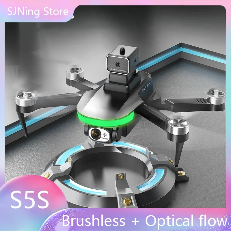 Mini RC Drone Dual Camera HD Wifi Fpv Foldable Quadcopter Obstacle Avoidance Optical Flow Positioning Brushless Drones S5S Toys
Mini RC Drone Dual Camera HD Wifi Fpv Foldable Quadcopter Obstacle Avoidance Optical Flow Positioning Brushless Drones S5S Toys
