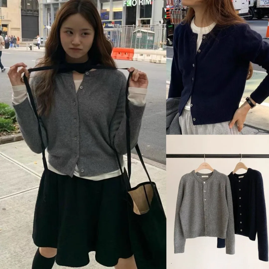 Dongda Gate Ounce Чистый цвет Универсальный шерстяной вязаный кардиган на одной пуговице круглый свитер Ne Верхняя одежда для поездок на работу Длинный слэ...
Dongda Gate Ounce Чистый цвет Универсальный шерстяной вязаный кардиган на одной пуговице круглый свитер Ne Верхняя одежда для поездок на работу Длинный слэ...