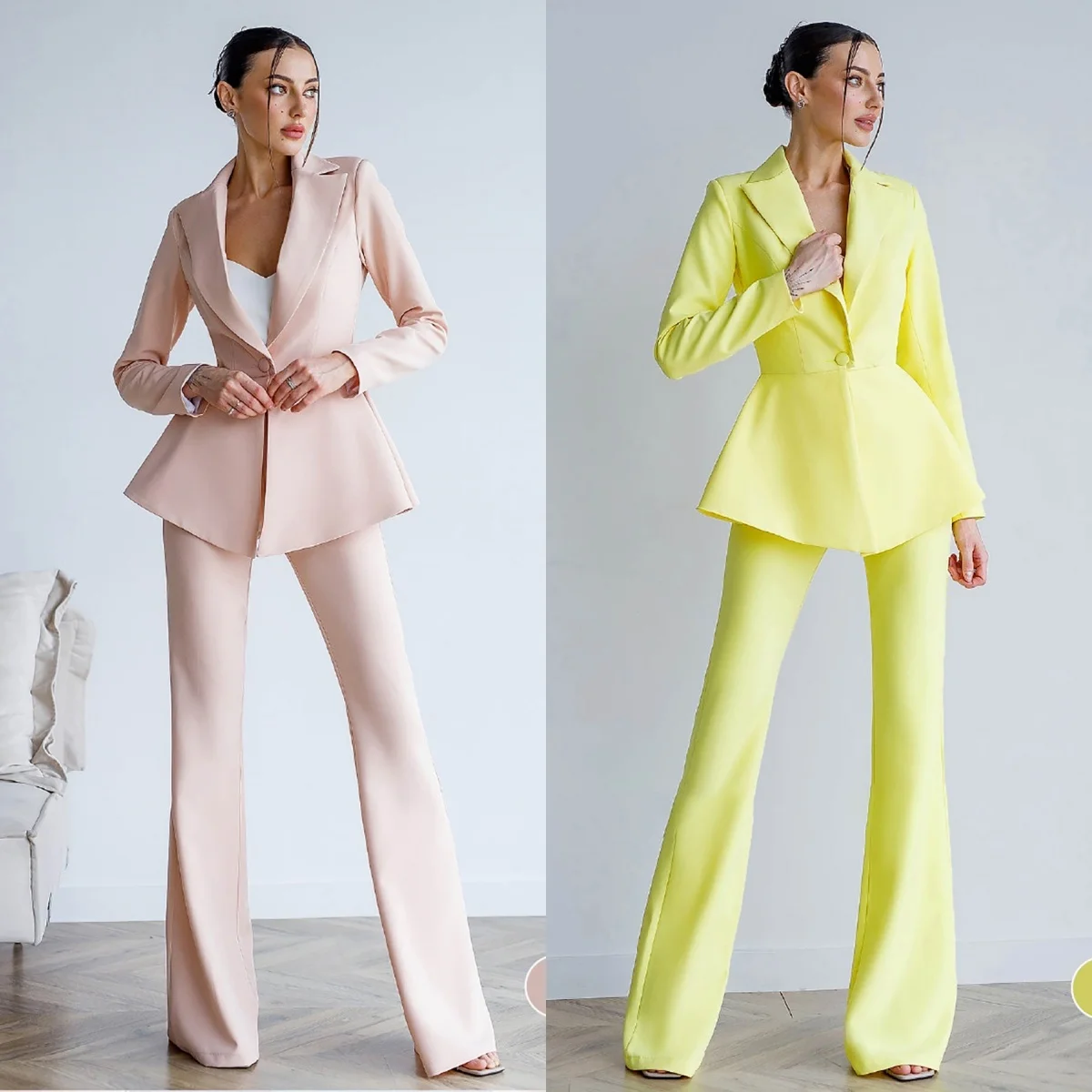 Designer Women Blazer Suits Candy Color V Neck Ladies Wedding Party Prom Outfit Wear Customized 2 Pieces
Designer Women Blazer Suits Candy Color V Neck Ladies Wedding Party Prom Outfit Wear Customized 2 Pieces