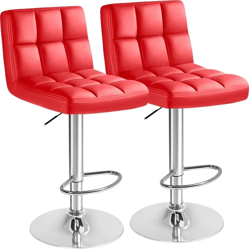 Bar Stools Modern Pu Leather Swivel Adjustable Hydraulic Bar Stool Square Counter Height Stool Set of 2
Bar Stools Modern Pu Leather Swivel Adjustable Hydraulic Bar Stool Square Counter Height Stool Set of 2
