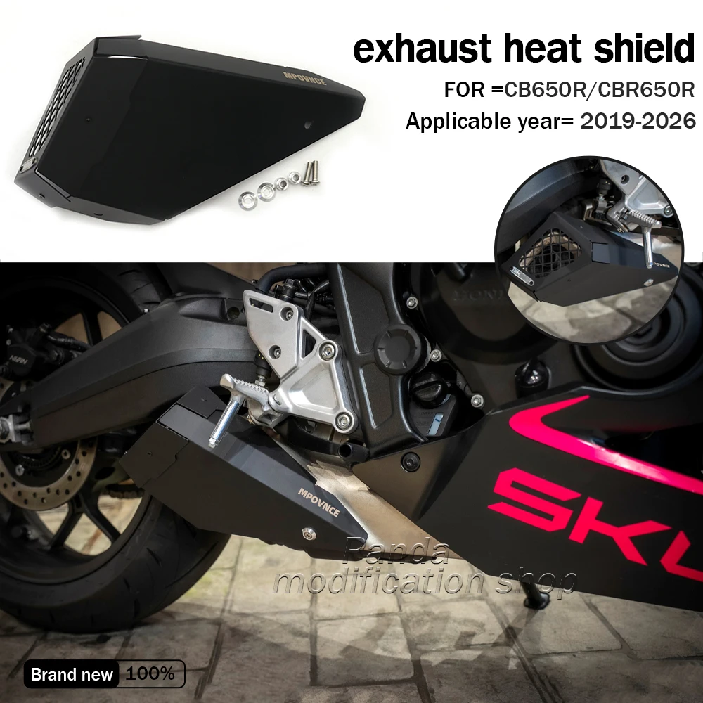 FOR HONDA CB650R CBR650R motorcycle accessories exhaust heat shield CB 650R CBR 650 R exhaust heat guard 2019-2025 2026
FOR HONDA CB650R CBR650R motorcycle accessories exhaust heat shield CB 650R CBR 650 R exhaust heat guard 2019-2025 2026