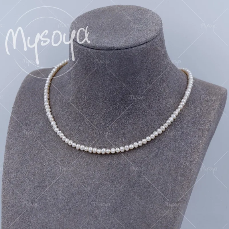 MYSOYA 4-5mm White Freshwater Pearl Necklace, Suitable for Birthday/Anniversary/Wedding/Mother's Day Gift A0422
MYSOYA 4-5mm White Freshwater Pearl Necklace, Suitable for Birthday/Anniversary/Wedding/Mother's Day Gift A0422