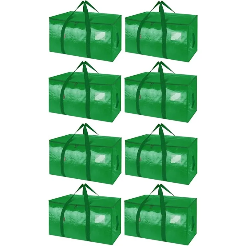 8-Pack Oversized Moving Bags with Reinforced Handles, Heavy-Duty Storage Tote for Clothes, Moving Supplies (Light Green, 8-Pack)
8-Pack Oversized Moving Bags with Reinforced Handles, Heavy-Duty Storage Tote for Clothes, Moving Supplies (Light Green, 8-Pack)