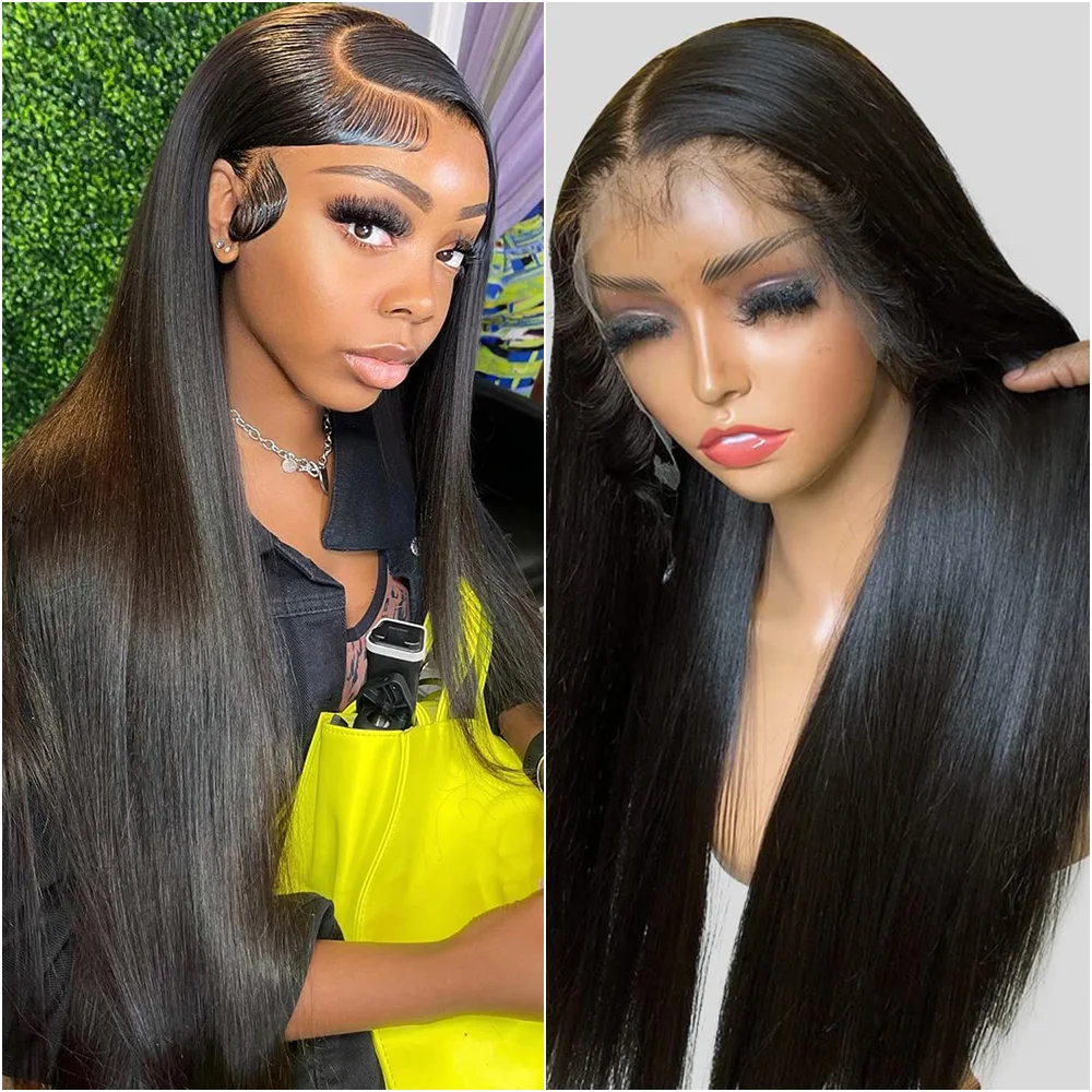 30 38Inch Natural Long Straight 13x6 HD Lace Front Wig 200 Density 13x4 Transparent Lace Frontal Human Hair Wigs For Black Women
30 38Inch Natural Long Straight 13x6 HD Lace Front Wig 200 Density 13x4 Transparent Lace Frontal Human Hair Wigs For Black Women