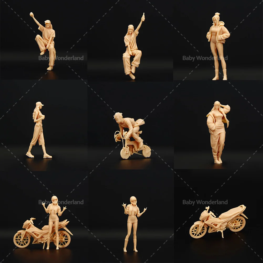 Unpainted Miniatures 1/64 1/43 American Hot Girl Motorcycle Girl Dolls Figure Model Creative Photography Scene Prop Car Toys
Unpainted Miniatures 1/64 1/43 American Hot Girl Motorcycle Girl Dolls Figure Model Creative Photography Scene Prop Car Toys
