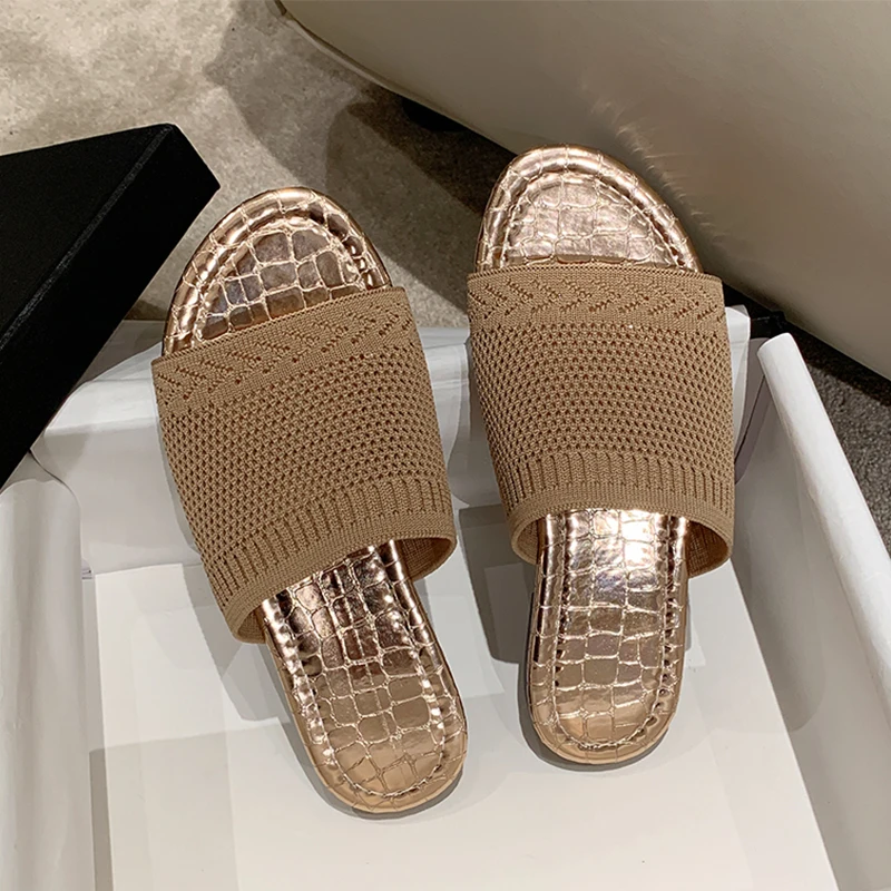 Mesh Flats Women Slippers Casual Beach Shoes Summer Sandals Woman 2025 Trend Open Toe Flip Flops Shoes Dress Slides De Mujer
Mesh Flats Women Slippers Casual Beach Shoes Summer Sandals Woman 2025 Trend Open Toe Flip Flops Shoes Dress Slides De Mujer