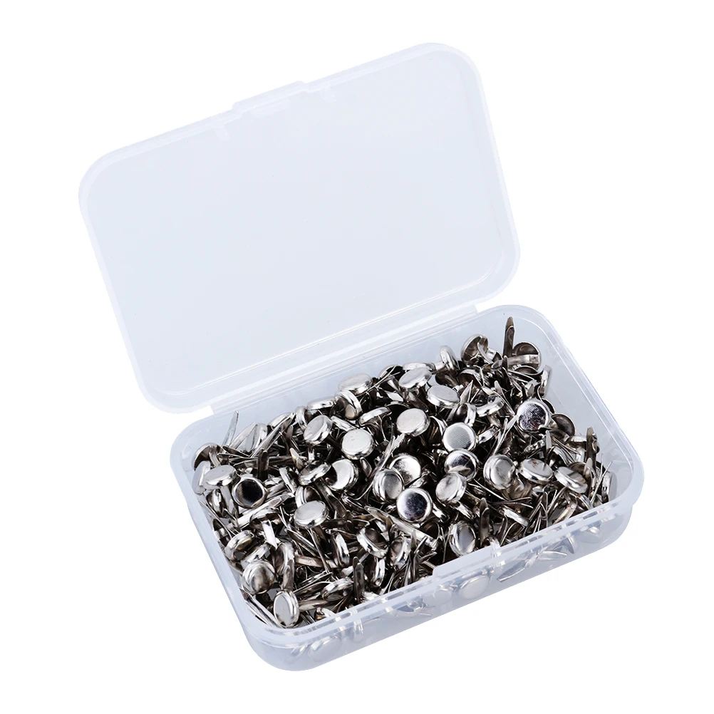200 Pcs Electroplating Two-leg Nails Paper Fasteners Brads for Crafting Crafts Metal Decor Office Gold Tacks
200 Pcs Electroplating Two-leg Nails Paper Fasteners Brads for Crafting Crafts Metal Decor Office Gold Tacks