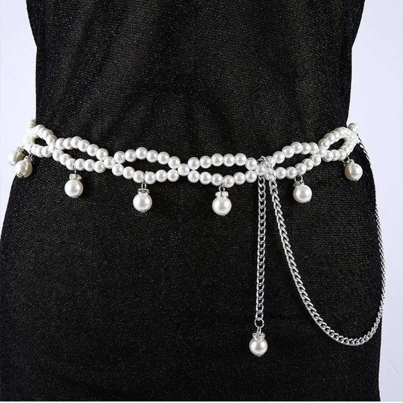 100cm Temperament Elegant Pearl Belt Waist Belt Female Girls Dress Crystal Strap Pearl Wedding Chain Belts Girl Accessories
100cm Temperament Elegant Pearl Belt Waist Belt Female Girls Dress Crystal Strap Pearl Wedding Chain Belts Girl Accessories