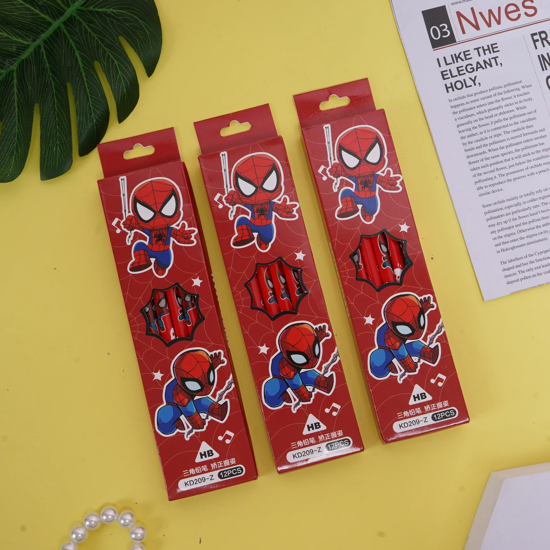 12pcs/set Cute Spiderman HB Pencil Anime Cartoon Pencil Student Writing Pen Pencil School Stationery Supplies Peripheral Gift
12pcs/set Cute Spiderman HB Pencil Anime Cartoon Pencil Student Writing Pen Pencil School Stationery Supplies Peripheral Gift