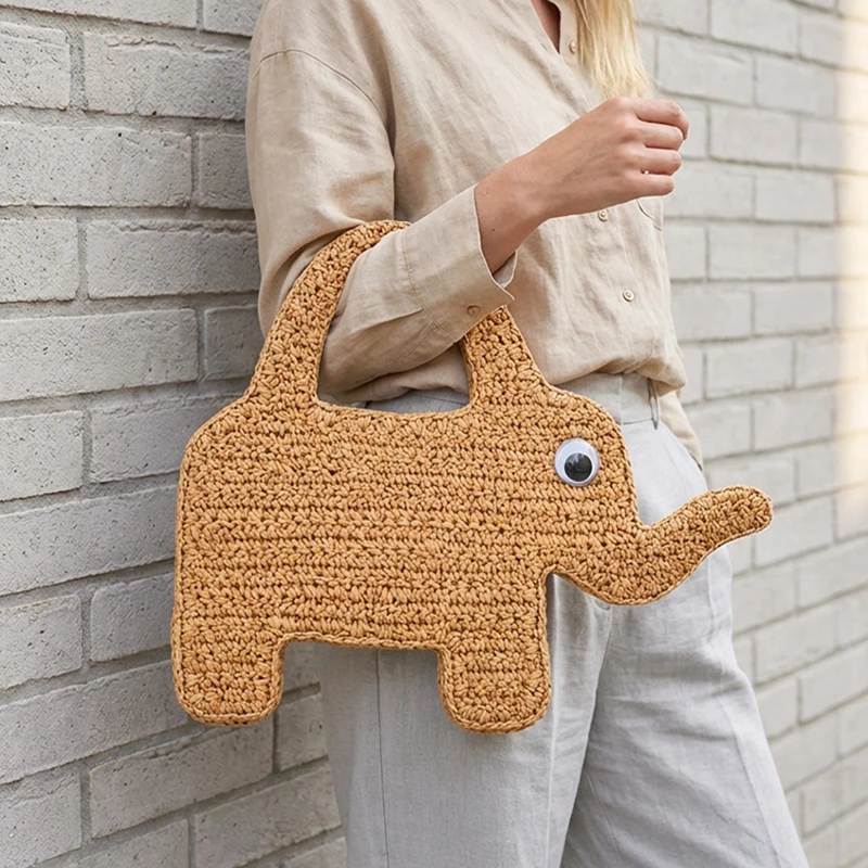 Elephant Raffia Straw Handbag,Women Evening Bag Elegant Woven Clutch Purse,Chic Summer Vintage Beach Vacation Top Handle Purse
Elephant Raffia Straw Handbag,Women Evening Bag Elegant Woven Clutch Purse,Chic Summer Vintage Beach Vacation Top Handle Purse