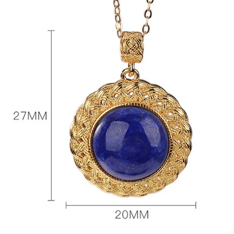 Genuine S925 Sterling Silver Pendants for Women Men New Fashion Round Lapis Lazuli Vintage Weaven Pattern Elegant Trendy Jewelry
Genuine S925 Sterling Silver Pendants for Women Men New Fashion Round Lapis Lazuli Vintage Weaven Pattern Elegant Trendy Jewelry