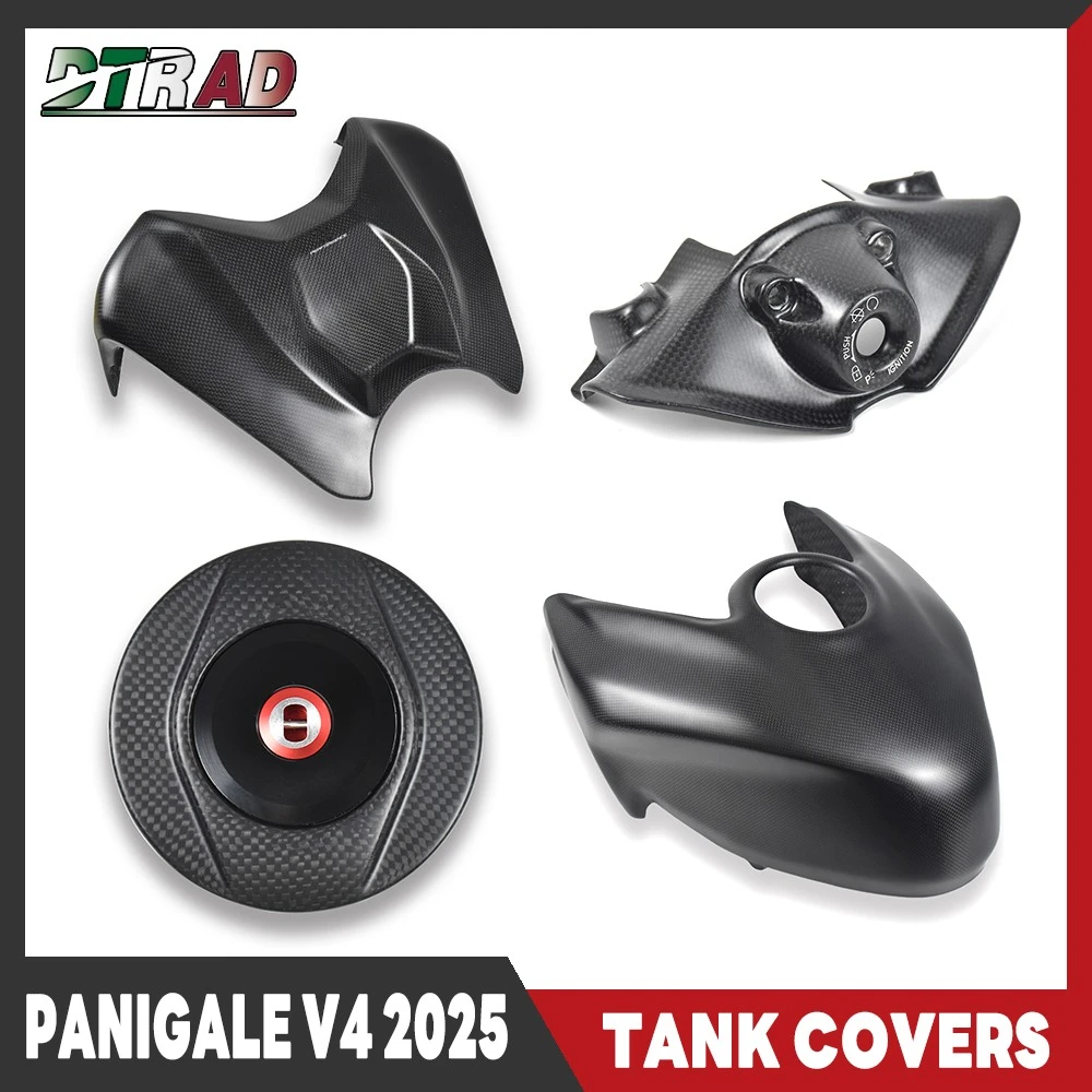 For DUCATI Panigale V4 V4S 2025 Carbon Fiber Fuel Tank Cover Protection Tank Cap Key Lock Covers Fairing Motorcycle Accessories
For DUCATI Panigale V4 V4S 2025 Carbon Fiber Fuel Tank Cover Protection Tank Cap Key Lock Covers Fairing Motorcycle Accessories