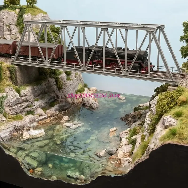 1 Scale Train Steel Bridge Model Kits For Miniature Landscape And Railroad Scene Architecture Display Accessory
1 Scale Train Steel Bridge Model Kits For Miniature Landscape And Railroad Scene Architecture Display Accessory
