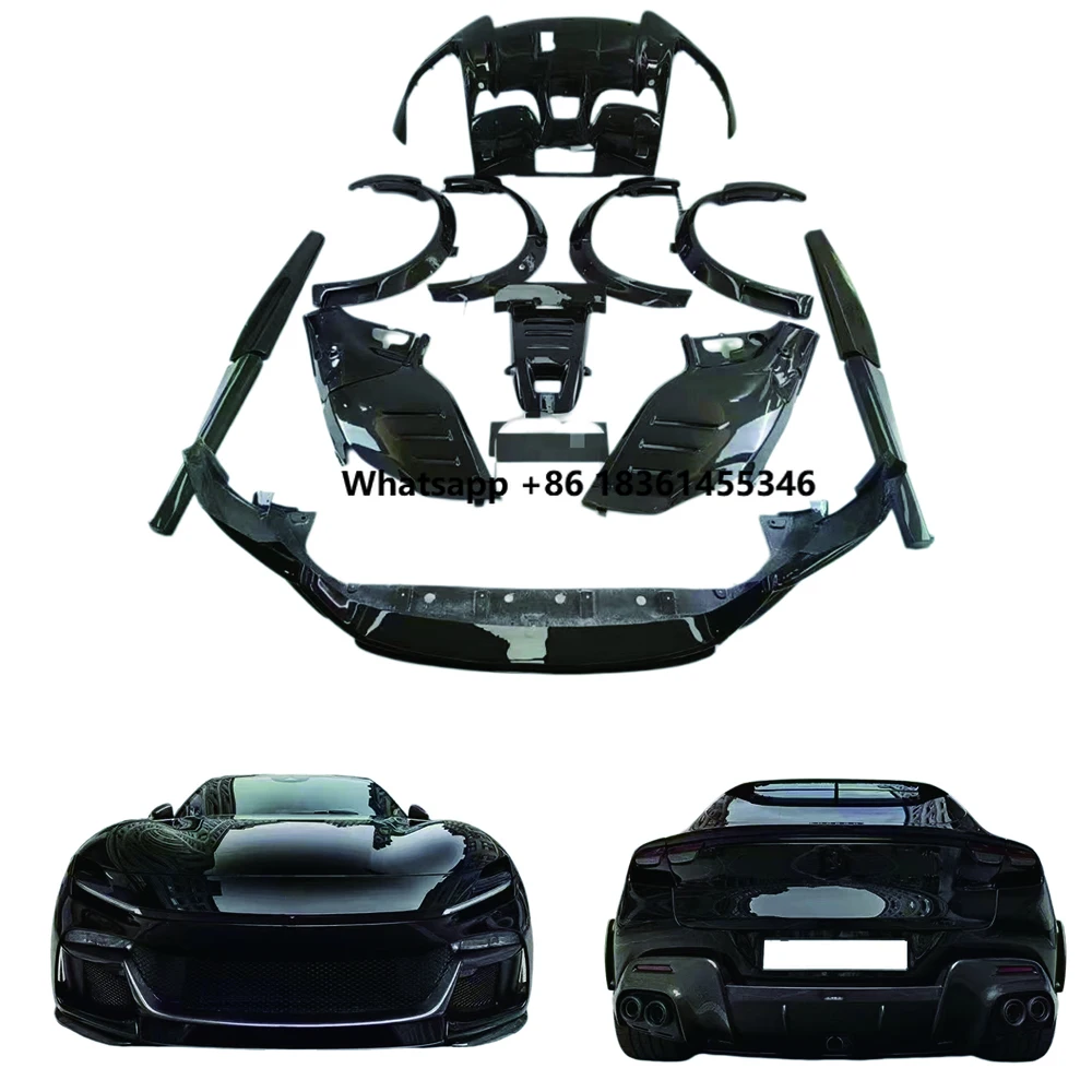 For Purosangue FUV OEM Style Dry Carbon Fiber Kit Front Lip Side Skirts Rear Diffuser Wheel Arches Door Sills
For Purosangue FUV OEM Style Dry Carbon Fiber Kit Front Lip Side Skirts Rear Diffuser Wheel Arches Door Sills