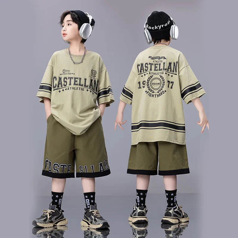 Boys Street Wear Clothing Sets Summer New Children Printed Short Sleeved Shirt Shorts 2pcs Sets Teenagers Kids Sports Outfits
Boys Street Wear Clothing Sets Summer New Children Printed Short Sleeved Shirt Shorts 2pcs Sets Teenagers Kids Sports Outfits