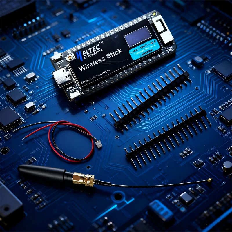 Модуль макетной платы Heltec Meshtastic ESP32-S3 V3 Wireless Stick с чипом SX1262 Blue-tooth Wi-Fi для Arduino LoRaWAN 
Модуль макетной платы Heltec Meshtastic ESP32-S3 V3 Wireless Stick с чипом SX1262 Blue-tooth Wi-Fi для Arduino LoRaWAN