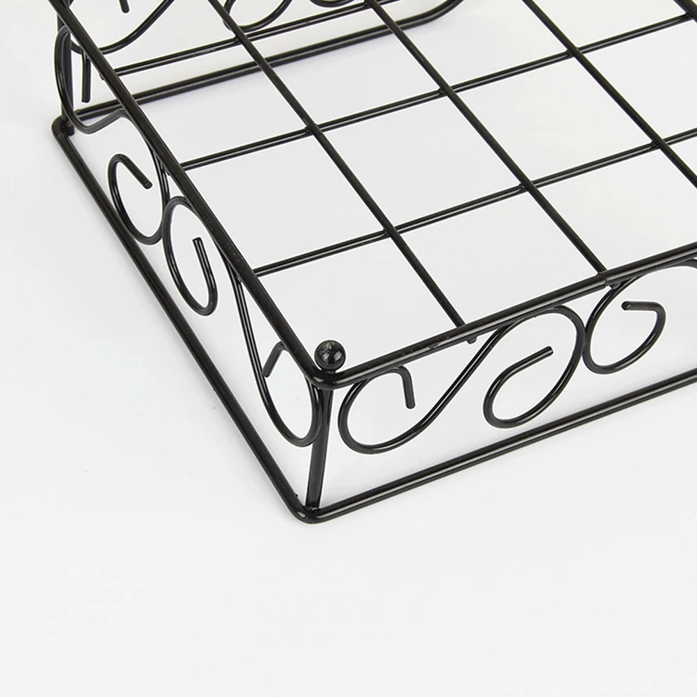 Napkin Holder Tissue Rack Iron Simple Black Finish Easy Use Hollow Style Bedroom Living Room Toilet Coffee Shops
Napkin Holder Tissue Rack Iron Simple Black Finish Easy Use Hollow Style Bedroom Living Room Toilet Coffee Shops