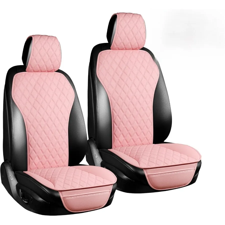 2PCs Front Car Seat Covers with Steering Wheel Cover and Two Seat Belt Pads Waterproof and Durable LeatherLike Seat Covers for
2PCs Front Car Seat Covers with Steering Wheel Cover and Two Seat Belt Pads Waterproof and Durable LeatherLike Seat Covers for