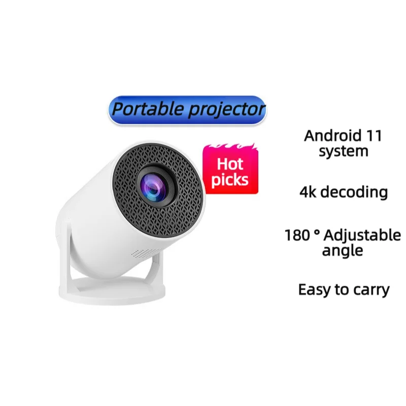 Новый портативный проектор 2026 года с Wi-Fi, Android 11, поддержкой 4K и 1080P HD, для уличного кинотеатра, со встроенным динамиком
Новый портативный проектор 2026 года с Wi-Fi, Android 11, поддержкой 4K и 1080P HD, для уличного кинотеатра, со встроенным динамиком