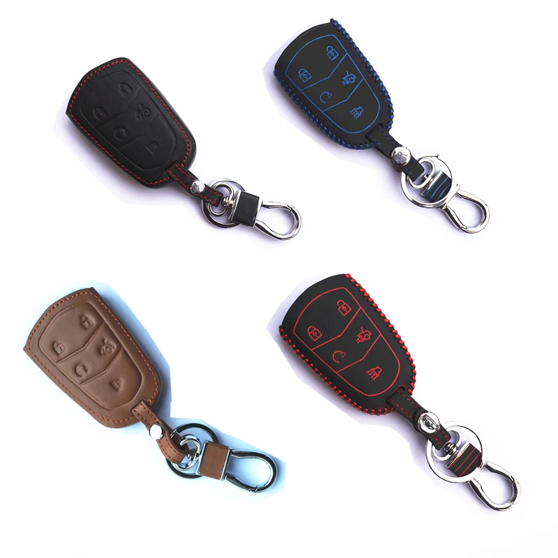 WFMJ New Leather For Cadillac ATS XTS XT5 XT4 CT6 XT6 CTS DTS ESV STS ELR 5 Buttons Smart Remote Key Chain Case Fob Bag
WFMJ New Leather For Cadillac ATS XTS XT5 XT4 CT6 XT6 CTS DTS ESV STS ELR 5 Buttons Smart Remote Key Chain Case Fob Bag