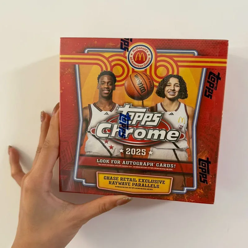 Original 2025 Topps Chrome All-American Basketball Series Collectible Blind Box Cards Collection Toys Boys Fun's Collector Gift
Original 2025 Topps Chrome All-American Basketball Series Collectible Blind Box Cards Collection Toys Boys Fun's Collector Gift