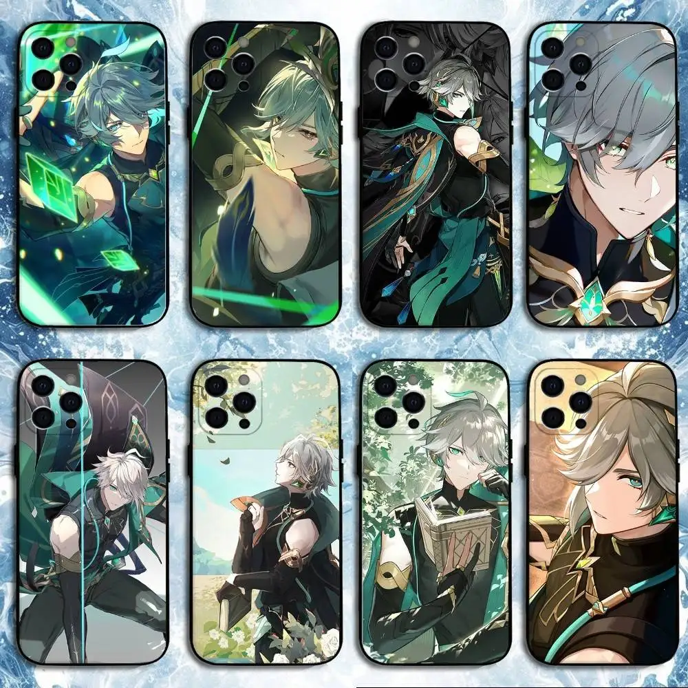 Genshin Alhaitham Phone Case For iPhone17,16,15,14,13,12,11 Plus,Pro Max, Soft Silicone Black Cover
Genshin Alhaitham Phone Case For iPhone17,16,15,14,13,12,11 Plus,Pro Max, Soft Silicone Black Cover