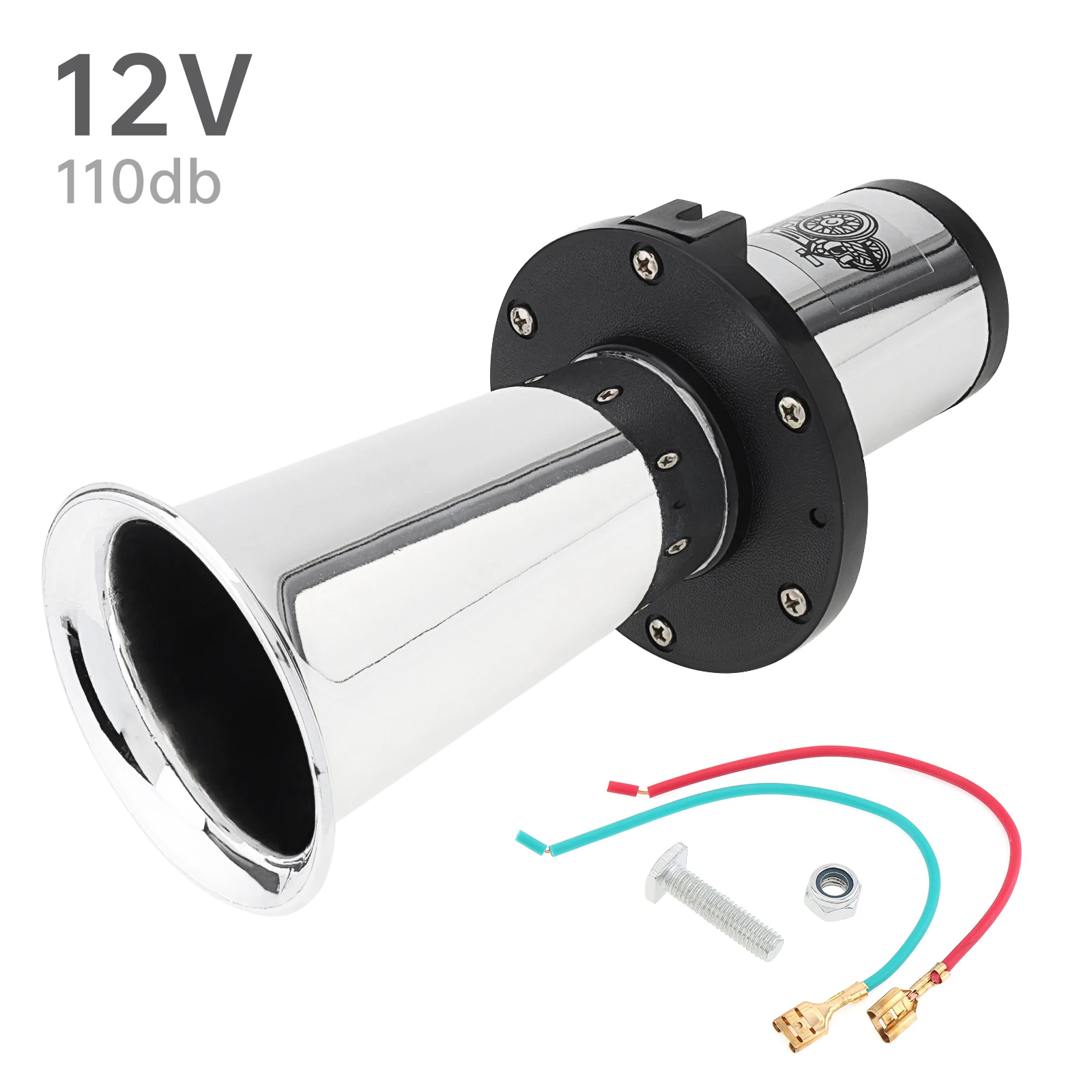 12V 110db Super Loud Universal OOGA Air Horn Antique Vintage Classic Old Style for 12V Vehicles
12V 110db Super Loud Universal OOGA Air Horn Antique Vintage Classic Old Style for 12V Vehicles