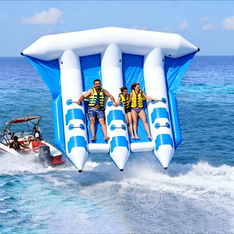 Hot Summer Sport Inflatable Banana Boat Game Flying Fish Sea Fun Water Entertainment
Hot Summer Sport Inflatable Banana Boat Game Flying Fish Sea Fun Water Entertainment