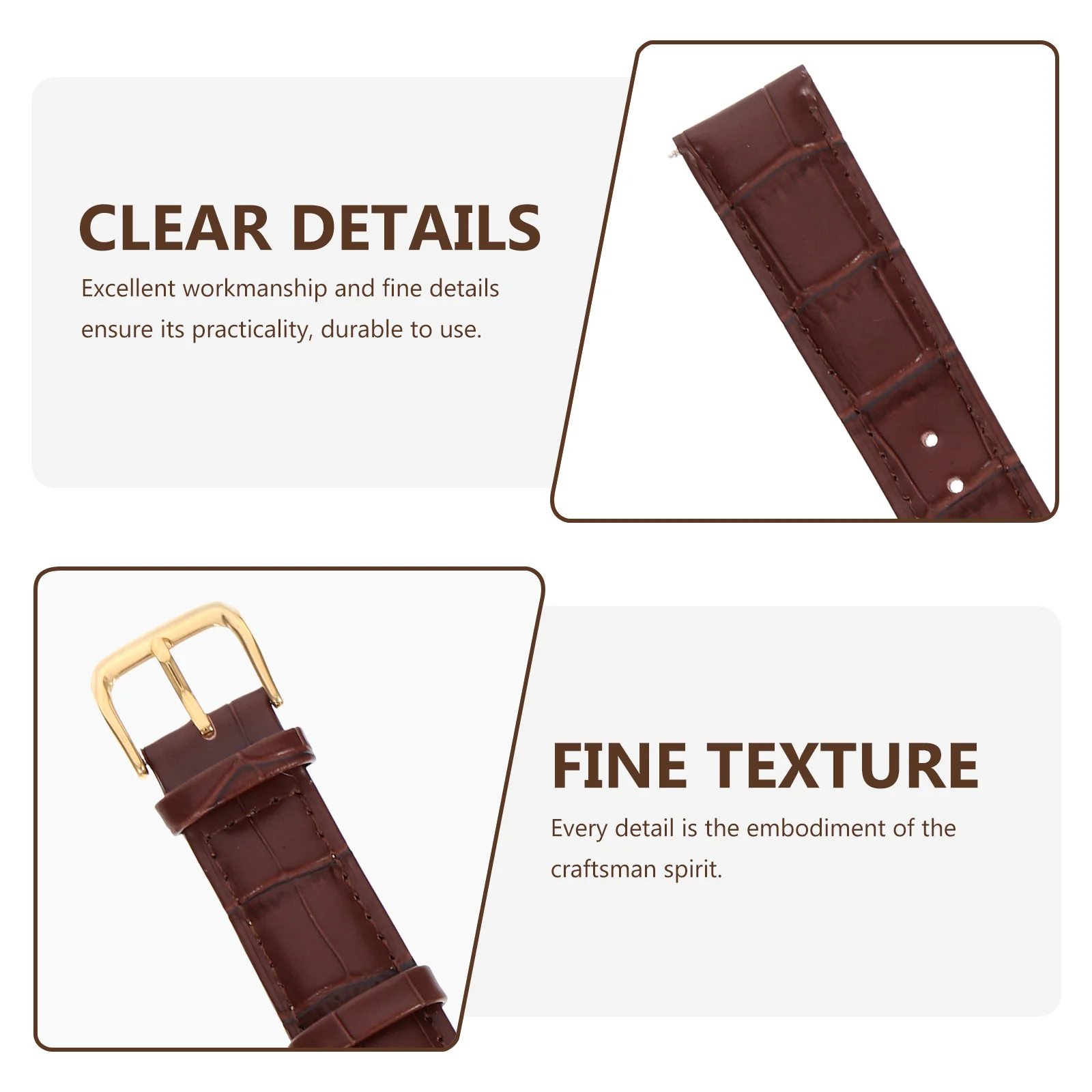 Brown Cowhide Watch Strap Stylish Quick Release Lightweight Breathable Adjustable Replacement Band for Business Casual Formal
Brown Cowhide Watch Strap Stylish Quick Release Lightweight Breathable Adjustable Replacement Band for Business Casual Formal