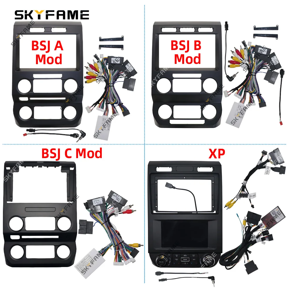 SKYFAME Car Frame Fascia Adapter Canbus Box Decoder Android Radio Dash Fitting Panel Kit For Ford F150 F250 Raptor
SKYFAME Car Frame Fascia Adapter Canbus Box Decoder Android Radio Dash Fitting Panel Kit For Ford F150 F250 Raptor