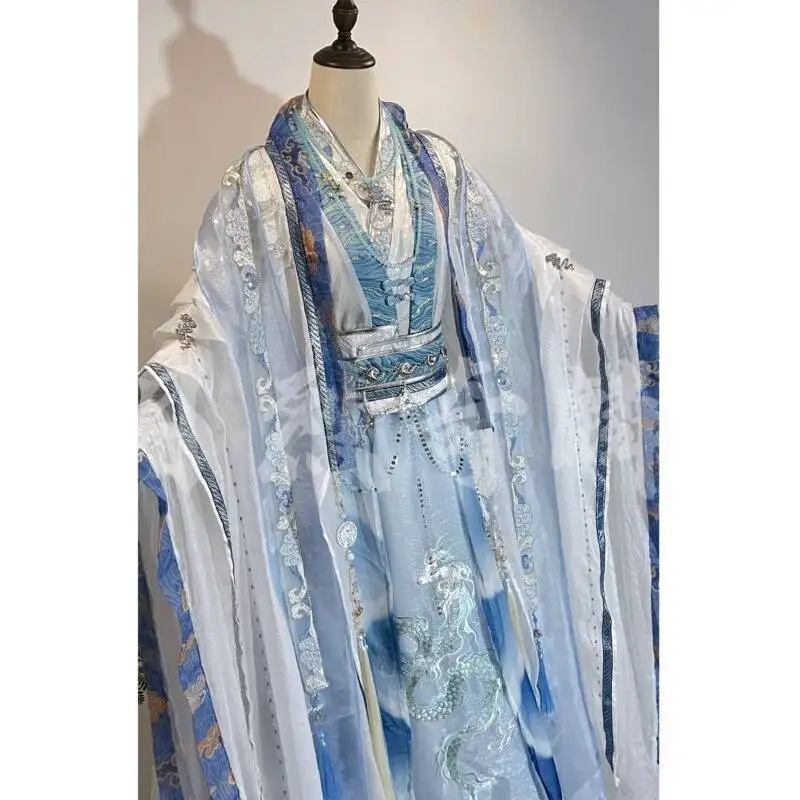 Одежда в стиле аниме Meteor Chasing the Moon Nezha Ao Bing, карнавальный костюм MDZS Lan Wangji, древний стиль, платье для выступления на Хэллоуин
Одежда в стиле аниме Meteor Chasing the Moon Nezha Ao Bing, карнавальный костюм MDZS Lan Wangji, древний стиль, платье для выступления на Хэллоуин