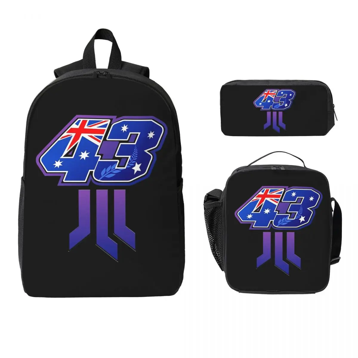 Jack Miller Number 43 Backpack Student Boys Girls BookBag School Bag Computer Shoulder Bags 3ps Insulated Lunch Bag Pencil Case
Jack Miller Number 43 Backpack Student Boys Girls BookBag School Bag Computer Shoulder Bags 3ps Insulated Lunch Bag Pencil Case