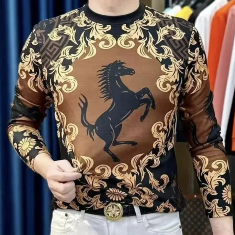 Korean T Shirt Homme Fall Abstract Pattern Vintage T Shirts Men Soft Streetwear Casual Slim Fit Club Party Luxury T Shirt Men
Korean T Shirt Homme Fall Abstract Pattern Vintage T Shirts Men Soft Streetwear Casual Slim Fit Club Party Luxury T Shirt Men