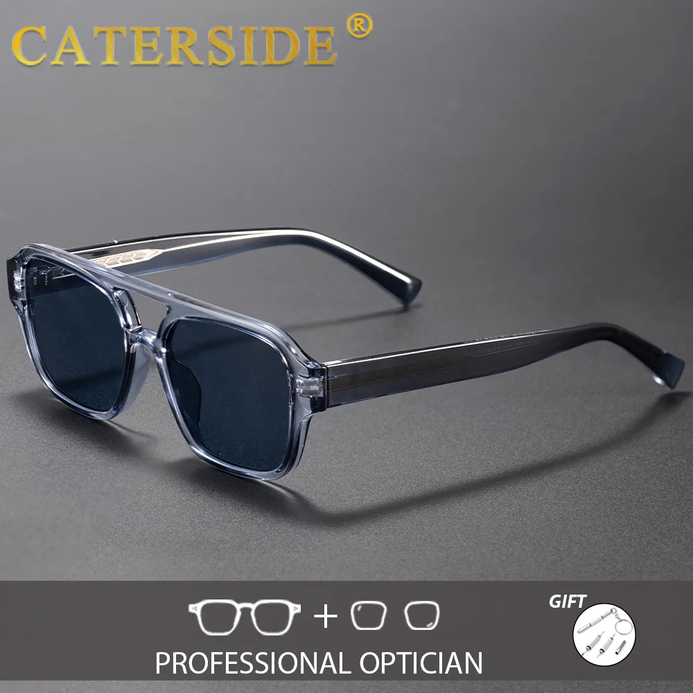 CATERSIDE Ретро мужские оптические солнцезащитные очки с плоским верхом и двойными мостами, очки по рецепту, женские очки для близорукости, необходимые подарки UV400
CATERSIDE Ретро мужские оптические солнцезащитные очки с плоским верхом и двойными мостами, очки по рецепту, женские очки для близорукости, необходимые подарки UV400