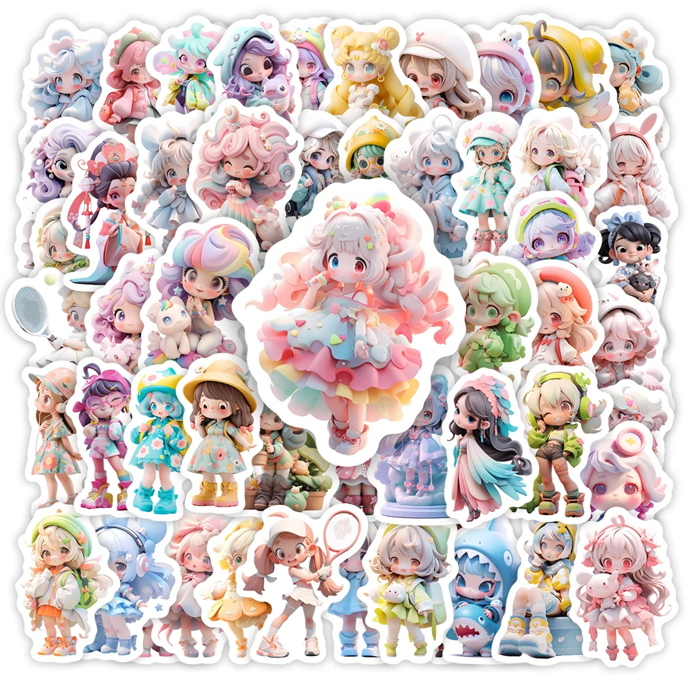 Cute Kawaii Princess Girl Doll Stickers DIY Kids Toy Gift for Phones Laptops Bottles Scrapbooking Luggage Decorative Waterproof
Cute Kawaii Princess Girl Doll Stickers DIY Kids Toy Gift for Phones Laptops Bottles Scrapbooking Luggage Decorative Waterproof