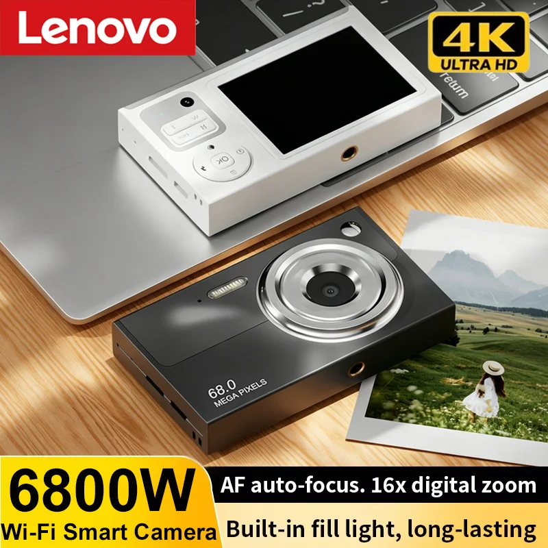 Lenovo 68MP Dual Lens CCD Digital Camera 4K WiFi Video Camera 16X Zoom Autofocus Anti-Shake Built-in Flash Portable Vlog Camera
Lenovo 68MP Dual Lens CCD Digital Camera 4K WiFi Video Camera 16X Zoom Autofocus Anti-Shake Built-in Flash Portable Vlog Camera