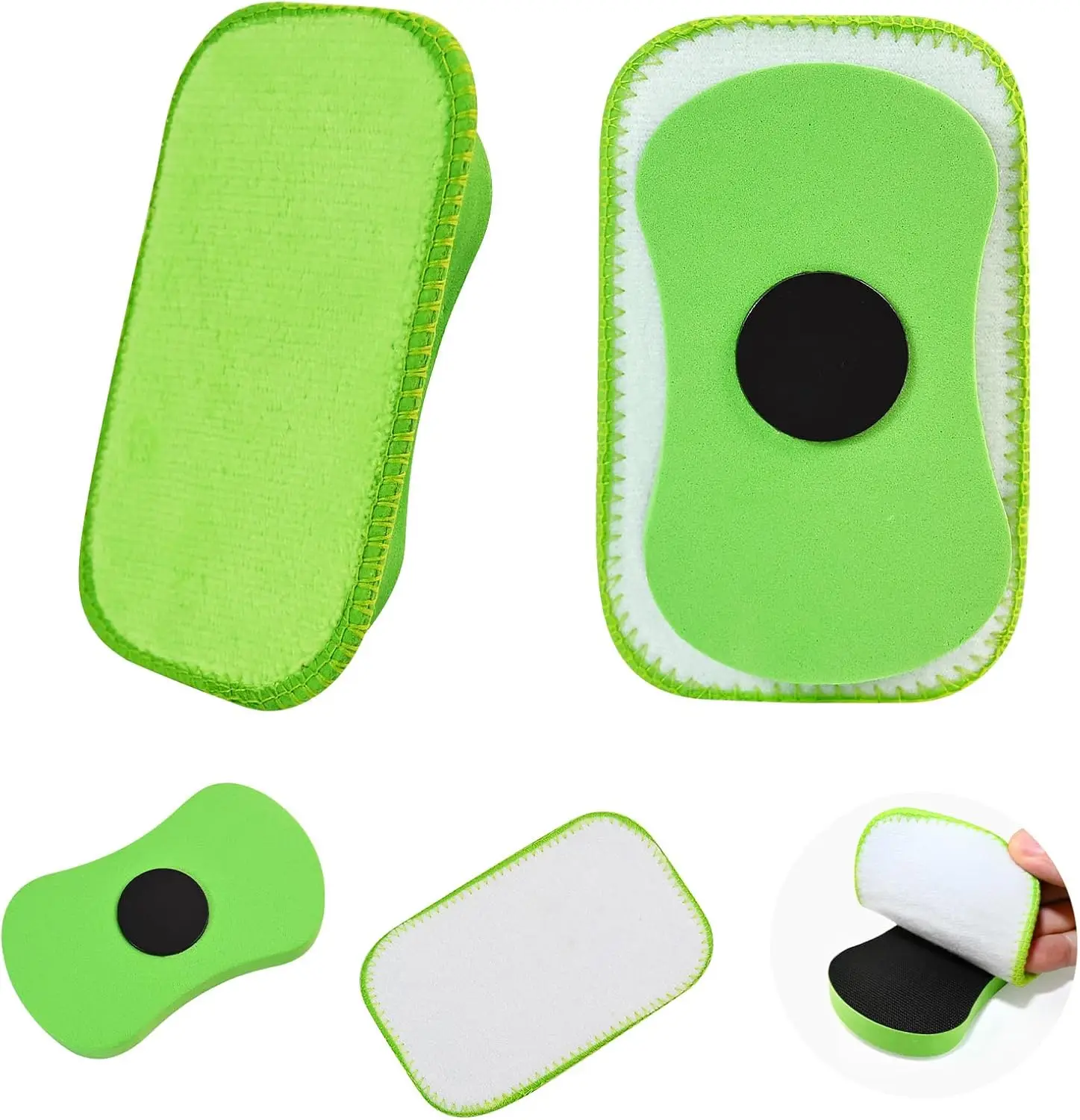 Dust-Free Chalk Eraser 2-Pack for Whiteboard & Blackboard, Reusable & Washable
Dust-Free Chalk Eraser 2-Pack for Whiteboard & Blackboard, Reusable & Washable