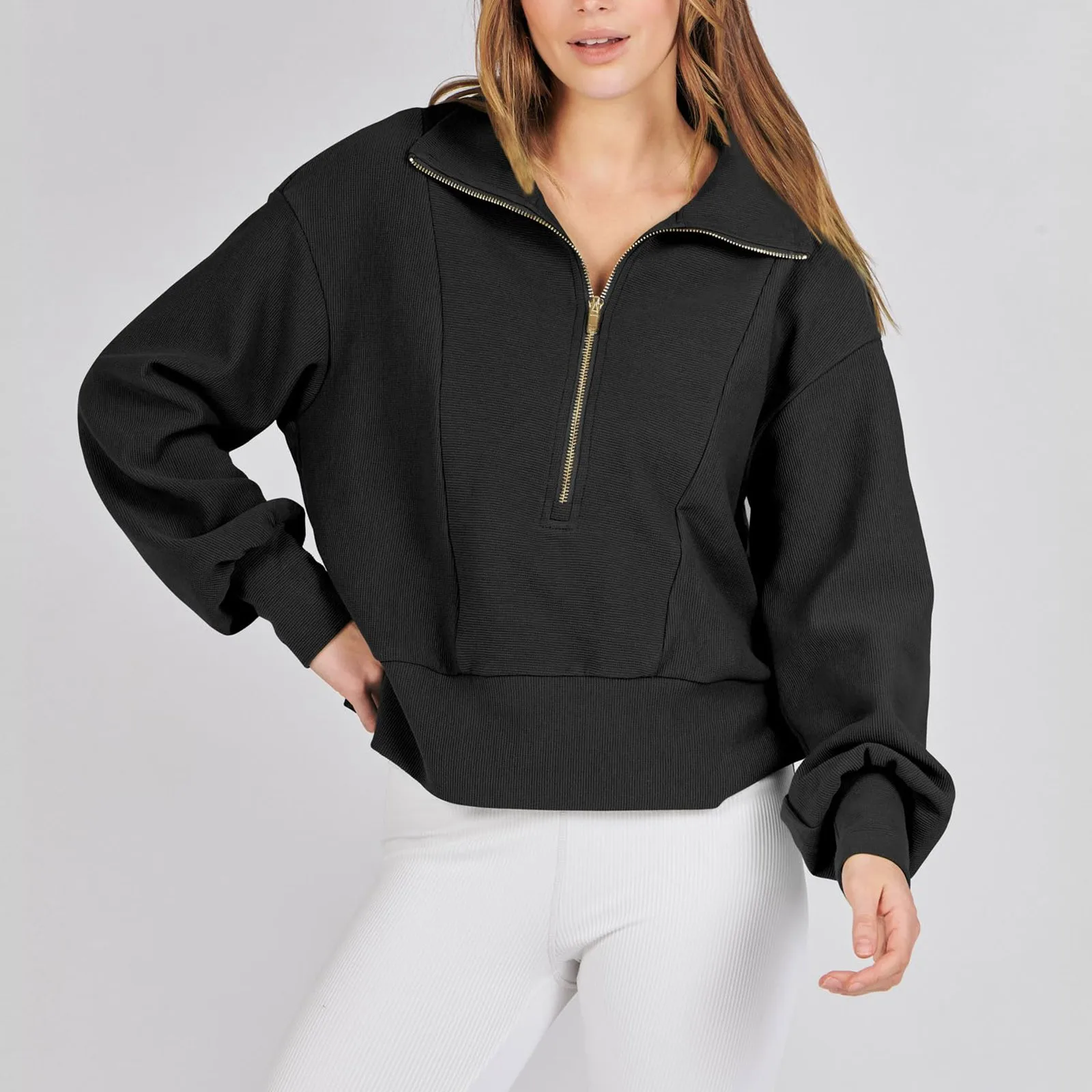 Women's Turtleneck Zippers Fashion Women Sweatshirt Sweaters Solid Pullover Long Sleeve Casual Knitted Sweater Woman Winter 2023
Women's Turtleneck Zippers Fashion Women Sweatshirt Sweaters Solid Pullover Long Sleeve Casual Knitted Sweater Woman Winter 2023