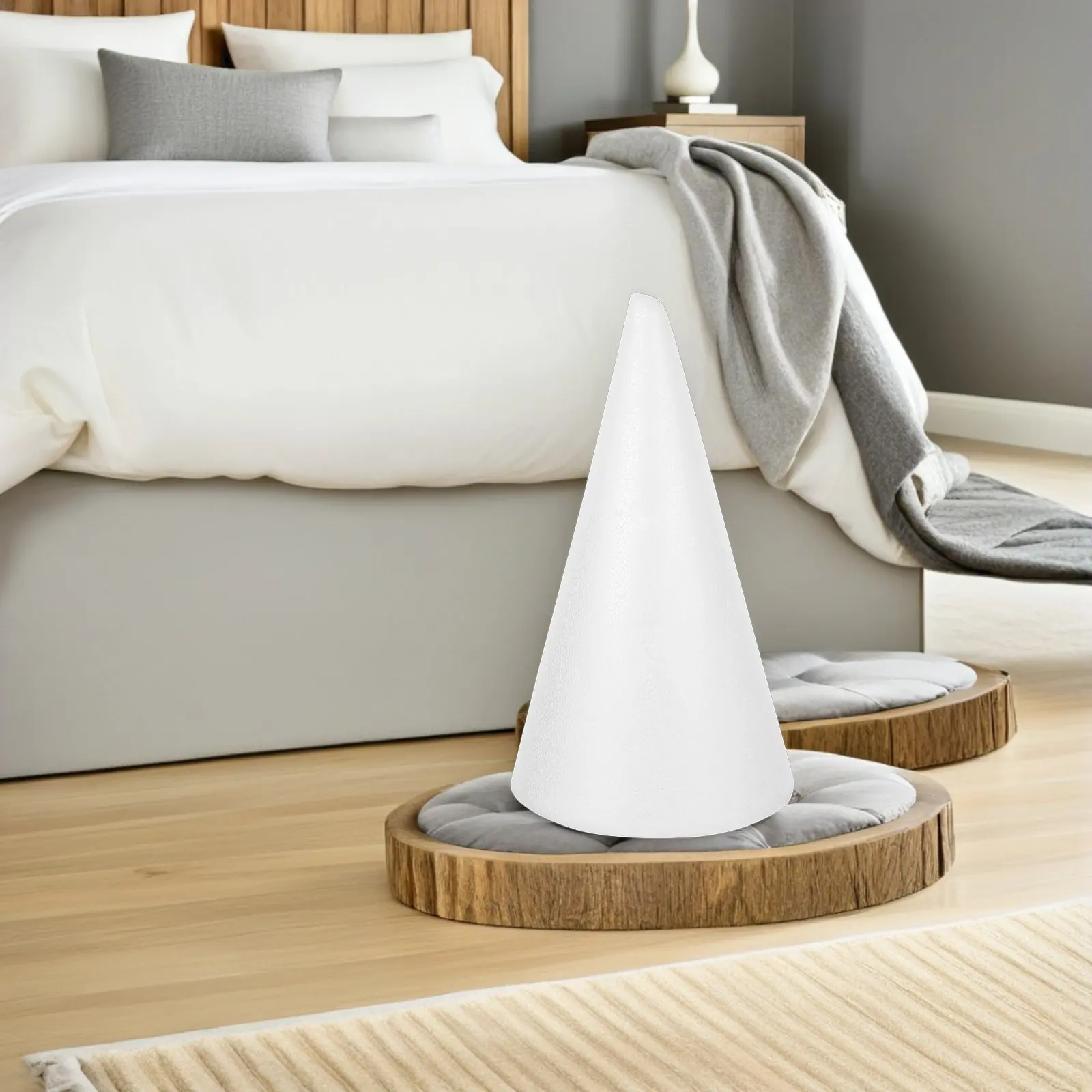 Solid White Foam Cone Polystyrene Craft Material for Christmas DIY Cake Stand Flower Decoration Cone Craft
Solid White Foam Cone Polystyrene Craft Material for Christmas DIY Cake Stand Flower Decoration Cone Craft