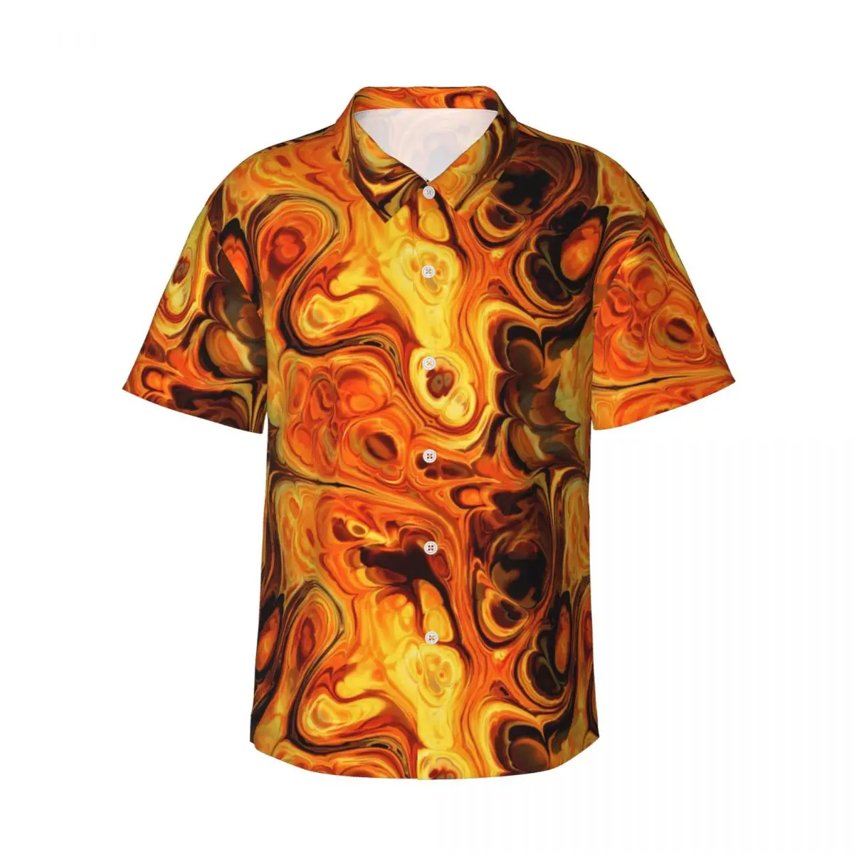 Fire Fractal Art Casual Shirt Abstract Print Retro Summer Shirts Man Short-Sleeve Beach Comfortable Custom DIY Oversized Blouses
Fire Fractal Art Casual Shirt Abstract Print Retro Summer Shirts Man Short-Sleeve Beach Comfortable Custom DIY Oversized Blouses