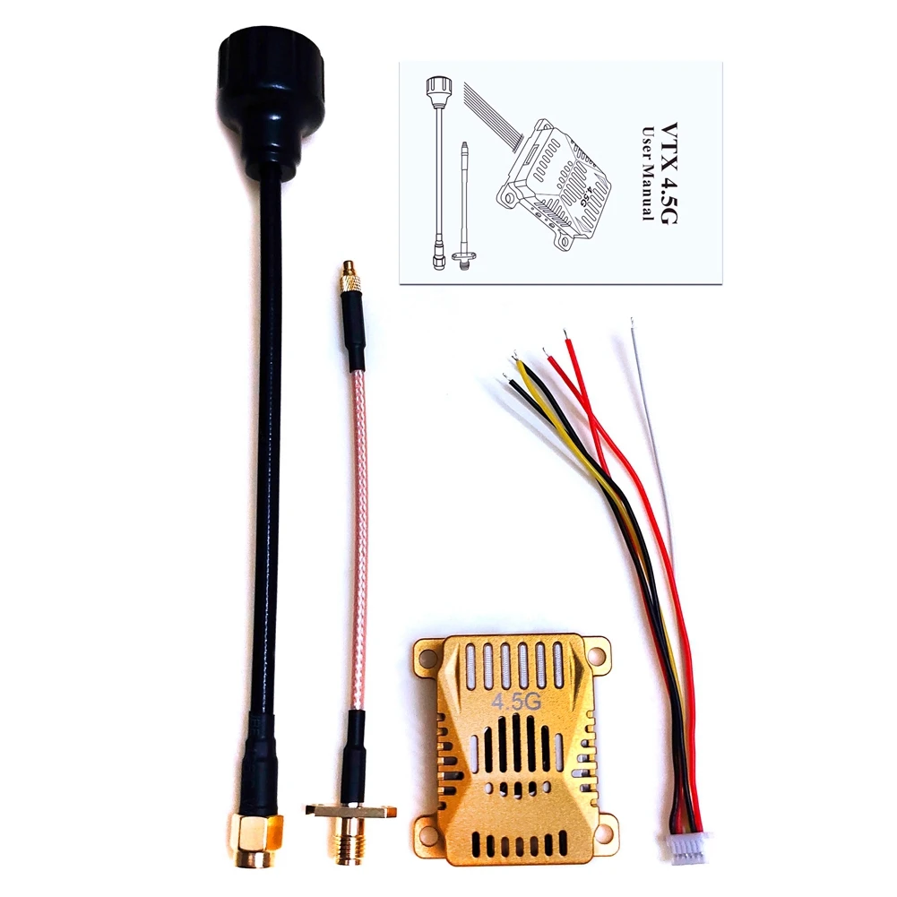 A07I 4,5G 2,5 Вт FPV VTX комплект 16-канальный FPV видеопередатчик для FPV RC Racing Drone передача дальнего действия
A07I 4,5G 2,5 Вт FPV VTX комплект 16-канальный FPV видеопередатчик для FPV RC Racing Drone передача дальнего действия