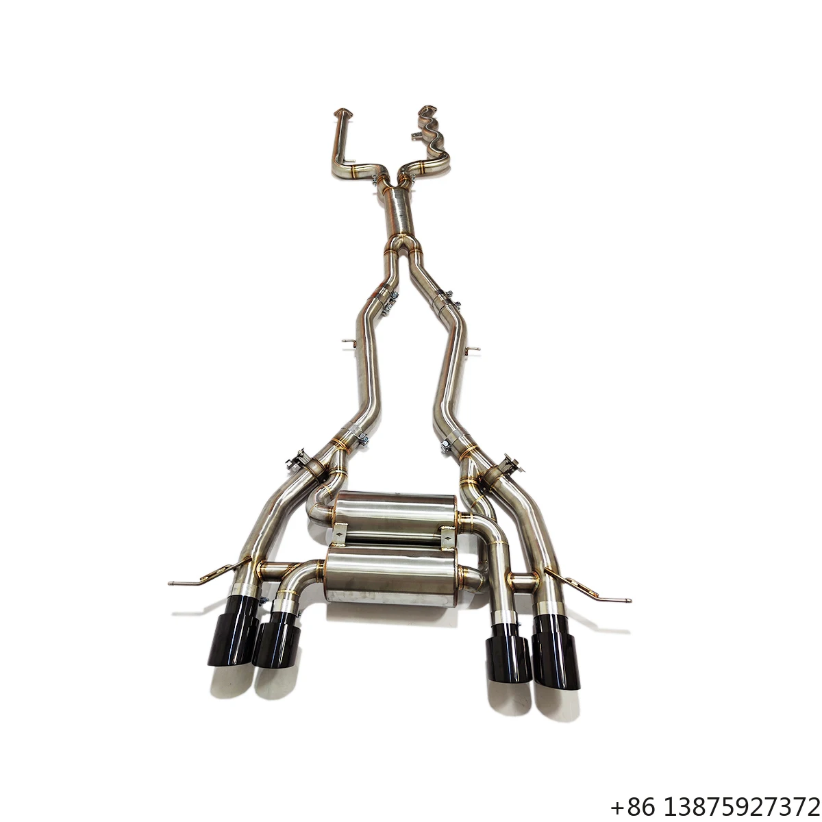 Ecnal for G80 G82 M3 M4 S58 3.0T Equal-length 101mm Twisted Tube Stainless Steel Valve Exhaust Muffler
Ecnal for G80 G82 M3 M4 S58 3.0T Equal-length 101mm Twisted Tube Stainless Steel Valve Exhaust Muffler