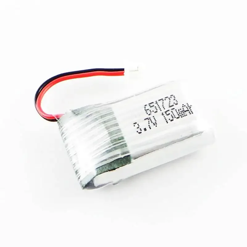 New 651723 Four Axis Mini Remote Control Model Aircraft Aircraft Battery 3.7v150 High Rate Capacity Rechargeable Lithium Battery
New 651723 Four Axis Mini Remote Control Model Aircraft Aircraft Battery 3.7v150 High Rate Capacity Rechargeable Lithium Battery