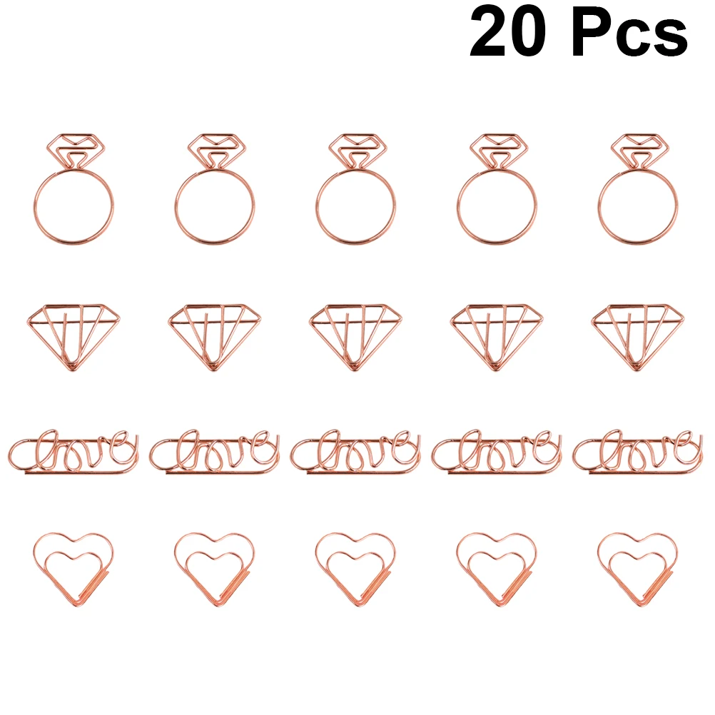 20 Pcs Special Paper Clip Bookmark Stationery Clips for Pin ing Holders Clamp
20 Pcs Special Paper Clip Bookmark Stationery Clips for Pin ing Holders Clamp