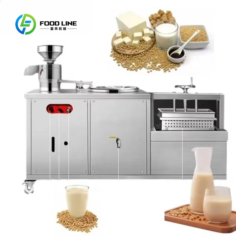 Customized Commercial Soy Milk Tofu Machine 3 in 1 Grinding Cooking Forming Automatic for Restaurant Food Processing Workshop
Customized Commercial Soy Milk Tofu Machine 3 in 1 Grinding Cooking Forming Automatic for Restaurant Food Processing Workshop